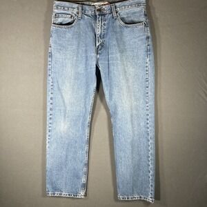 Denizen From Levi's 236 Regular Fit Jeans Mens 34x29 Light Wash Denim‎